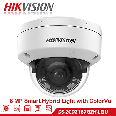 ����� IP ���� HIKVISION 8MP AcuSense ColorVU DS-2CD2187G2H-LISU