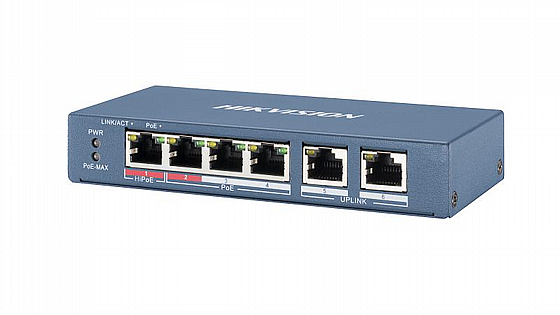��� ������ �� ����� ��� HIKIVISION 4-PORT POE DS-3E0106HP-E 