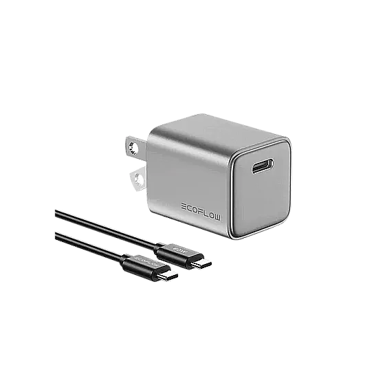 ����  USB-C 20W GAN ECOFLOW