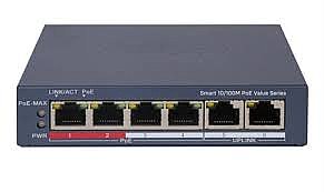 ��� ������ ����� ��� HIKIVISION 4-PORT POE DS-3E1106P-E1-M