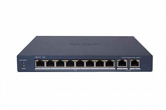 ��� ������ ����� ���� ��� HIKIVISION 8-PORT POE DS-3E1510P-EI