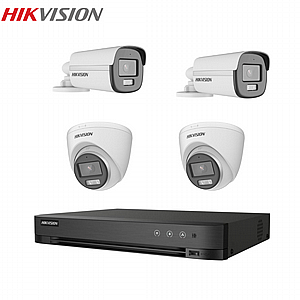 קיט 4 מצלמות אנלוגיות TVI צינור/כיפה Hikvision ColorVu 5MP-3K ומערכת הקלטה DVR HIKVISION iDS-7208HQHI-M1/S קיט 4 מצלמות אנלוגיות TVI צינור/כיפה Hikvision ColorVu 5MP-3K ומערכת הקלטה DVR HIKVISION iDS-7208HQHI-M1/S