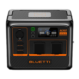 ���� ��� ����� BLUETTI AC60P Portable Power Station | 600W 504Wh
