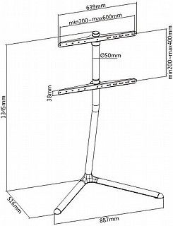 ���� �������� �� 65" EAZO FS888CV2