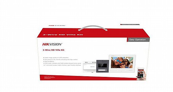 ��� �������� 2 ����� ��� ���� HIKVISION DS-KIS704EY-ACW2 2Wire